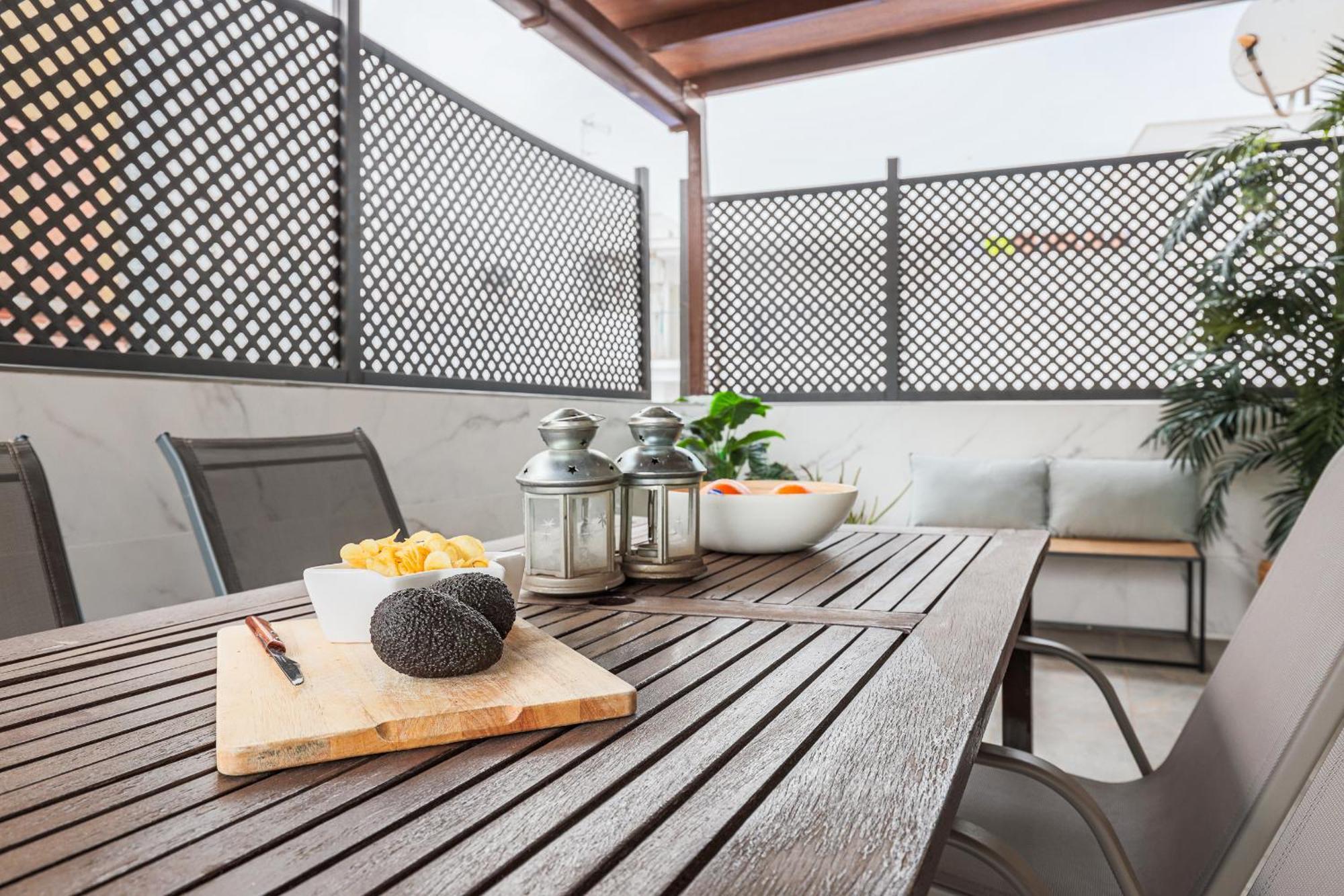 Appartamento Fantástico ático 2 hab y gran terraza privada Siviglia Esterno foto